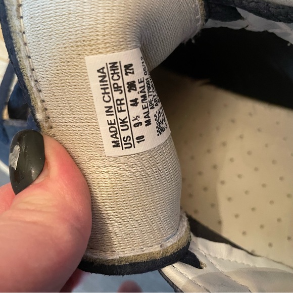 ADIDAS MENS BLUE SUADE SHELL TOE SUPERSTAR SIZE 10 - Picture 2 of 4